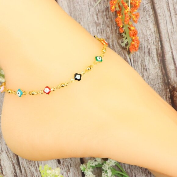 Dainty Anklet for Women – Elegant Everyday Jewelry & Perfect Gift | MLCRC1895 - Picture 3 of 10